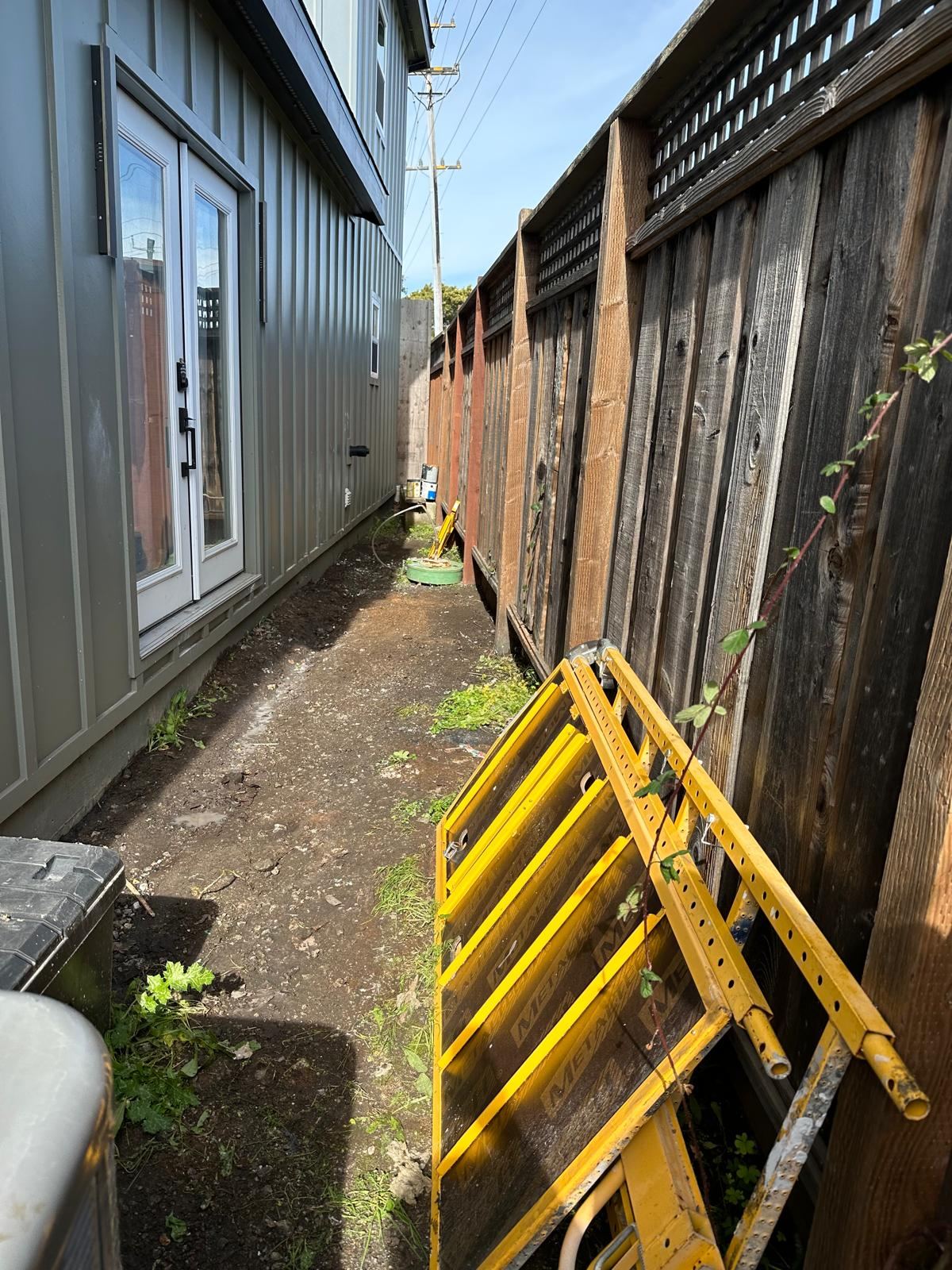 Outdoor area after debris removal and cleanup | Divas Junk Removal Services Outdoor area after debris removal and cleanup